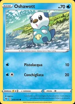 Oshawott card in Italian