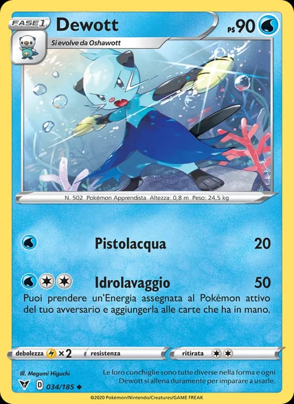 Dewott card in Italian