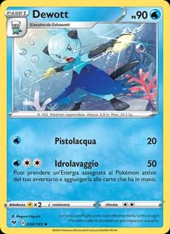 Dewott card in Italian
