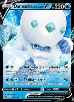 Darmanitan di Galar V card in Italian