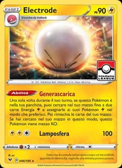 Electrode card in Italian