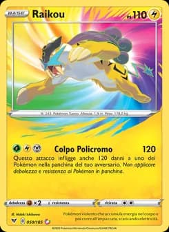 Raikou card in Italian