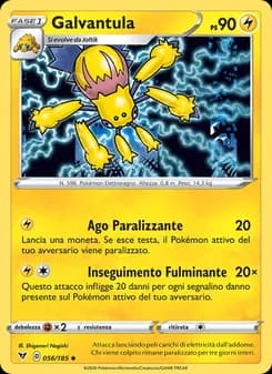 Galvantula card in Italian