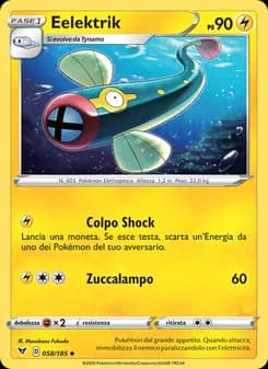 Eelektrik card in Italian