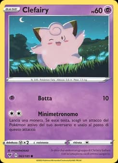 Clefairy card in Italian