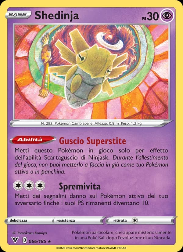 Shedinja card in Italian