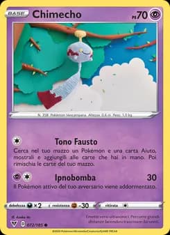 Chimecho card in Italian