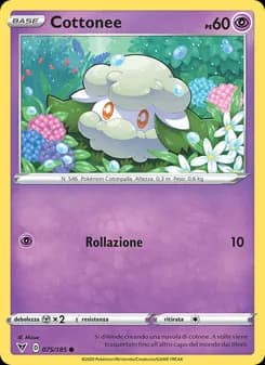 Cottonee card in Italian