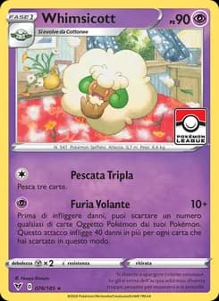 Whimsicott card in Italian