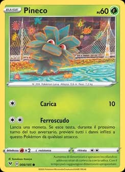 Pineco card in Italian