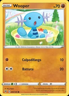 Wooper card in Italian