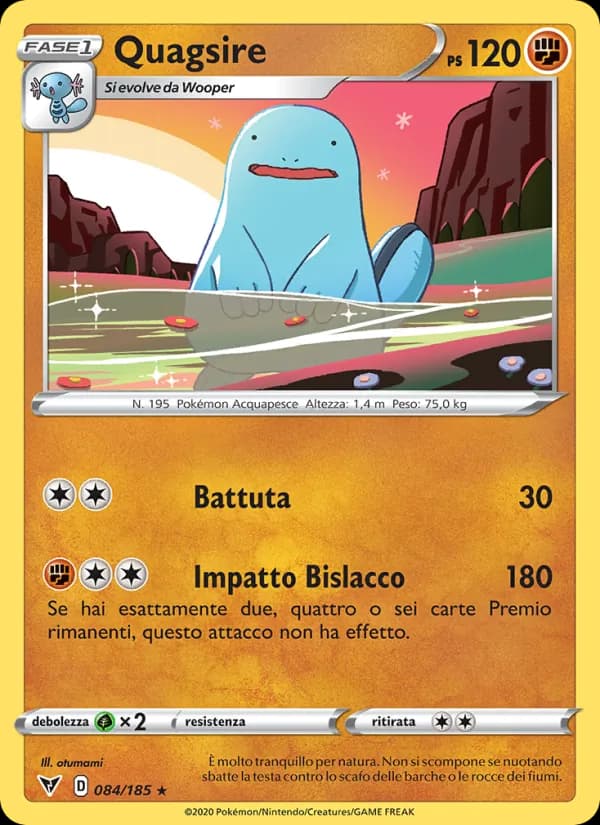 Quagsire card in Italian