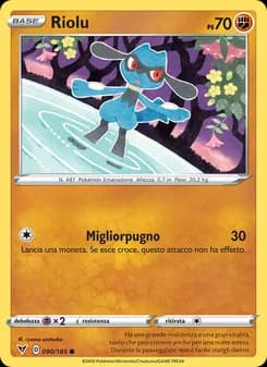 Riolu card in Italian