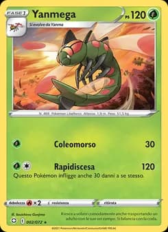 Yanmega card in Italian