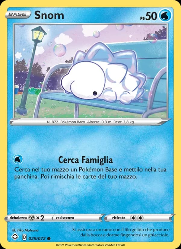 Snom card in Italian