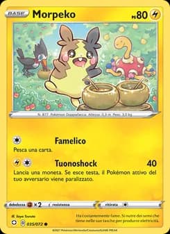 Morpeko card in Italian