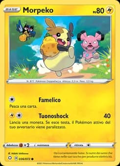 Morpeko card in Italian