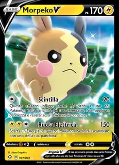Morpeko V card in Italian