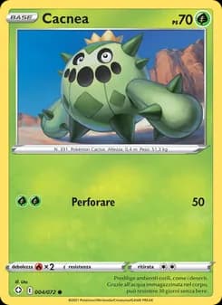 Cacnea card in Italian