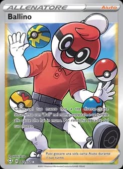 Ballino card in Italian