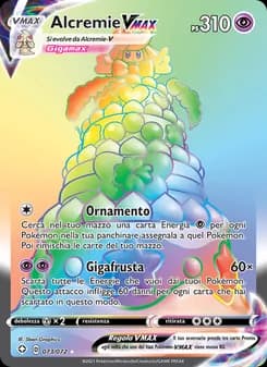 Alcremie VMAX card in Italian