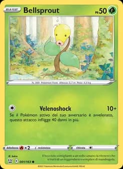 Bellsprout card in Italian