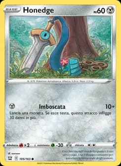 Honedge card in Italian
