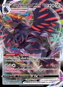 Corviknight VMAX card in Italian