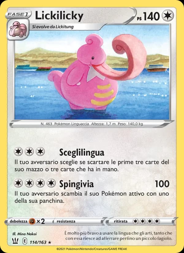 Lickilicky card in Italian