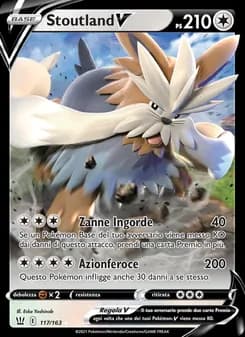 Stoutland V card in Italian