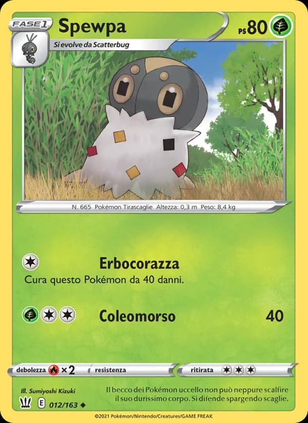 Spewpa card in Italian