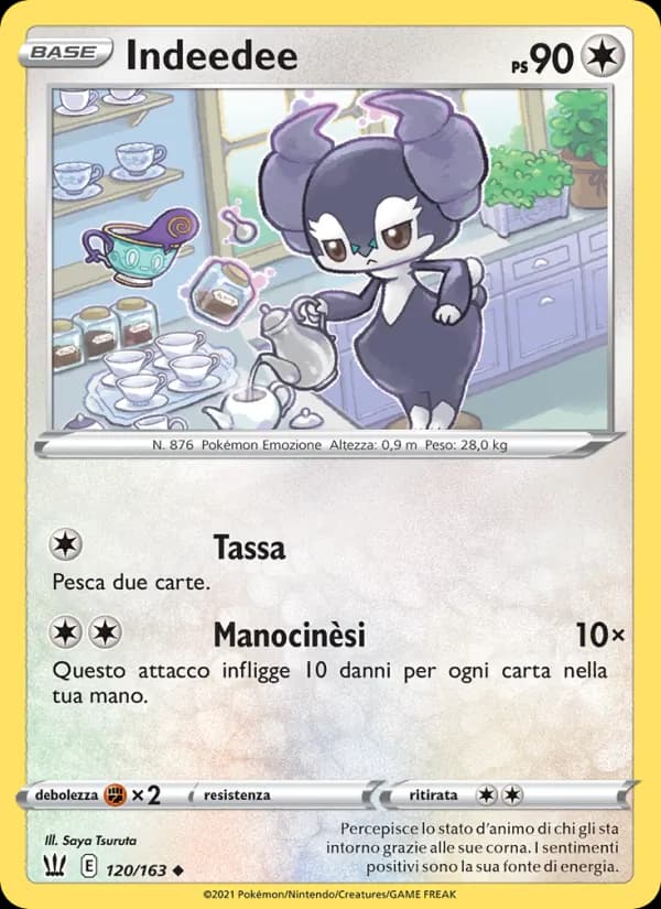 Indeedee card in Italian
