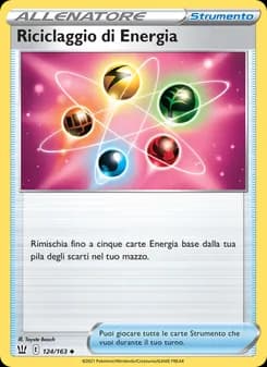 Riciclaggio di Energia card in Italian