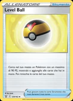Level Ball card in Italian