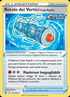 Rotolo dei Vortici Colpo Rapido card in Italian