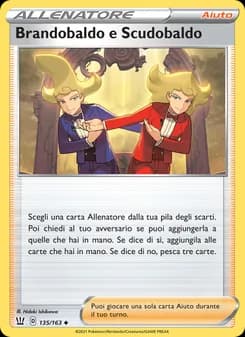 Brandobaldo e Scudobaldo card in Italian