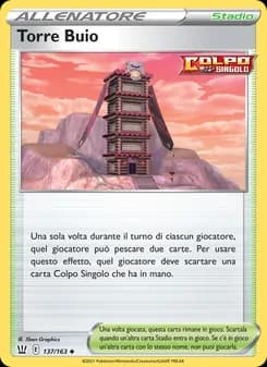 Torre Buio card in Italian
