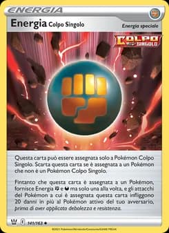 Energia Colpo Singolo card in Italian