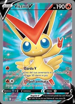 Victini V card in Italian