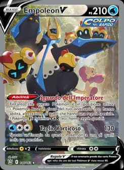 Empoleon V card in Italian