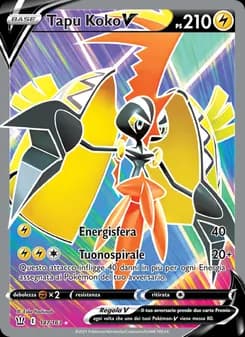 Tapu Koko V card in Italian