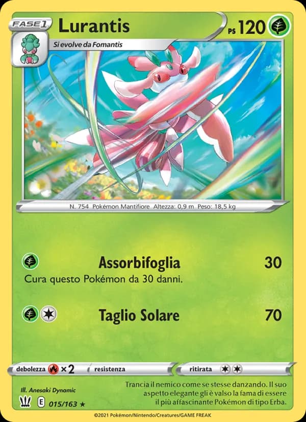 Lurantis card in Italian