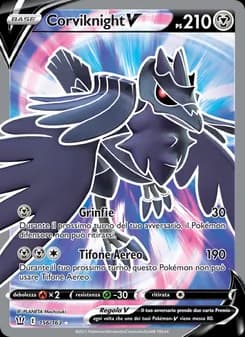 Corviknight V card in Italian