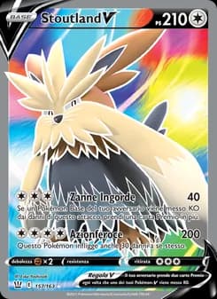 Stoutland V card in Italian