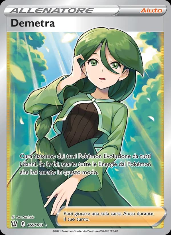 Demetra card in Italian