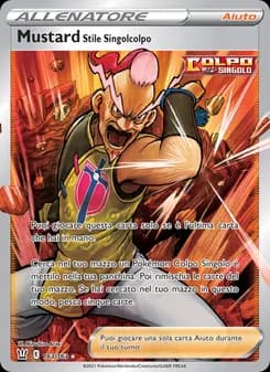 Mustard Stile Singolcolpo card in Italian