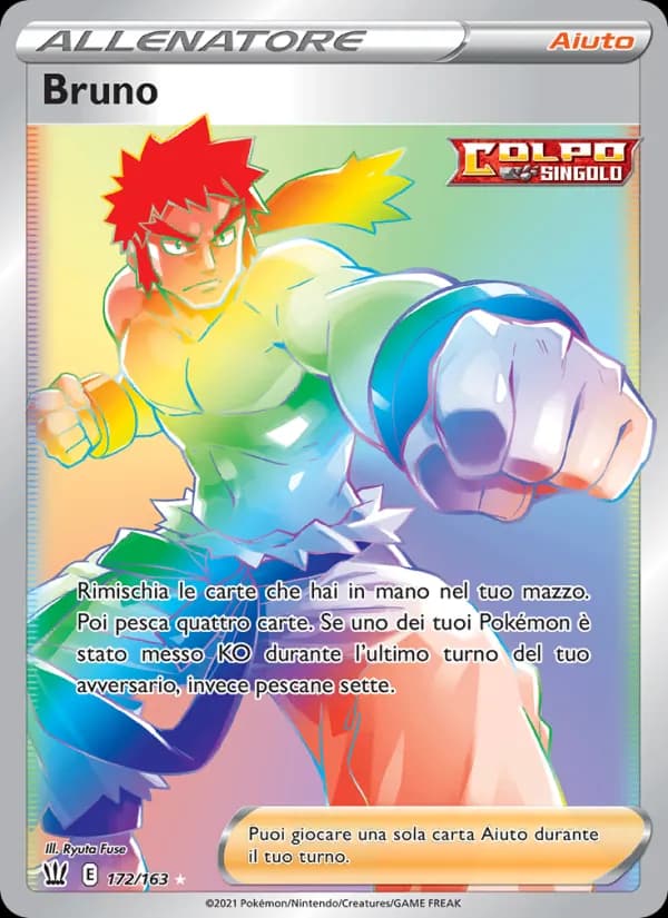Bruno card in Italian