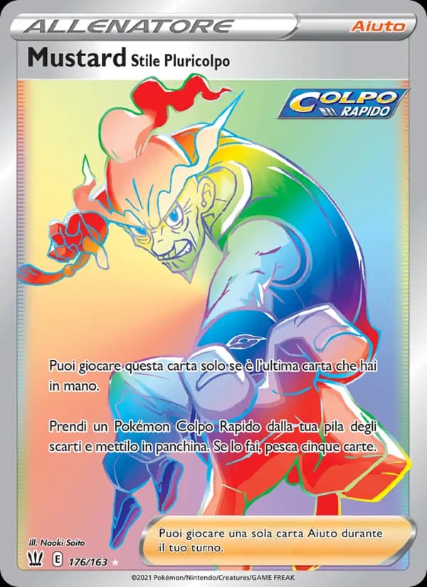 Mustard Stile Pluricolpo card in Italian