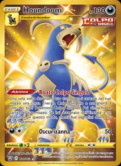 Houndoom card in Italian