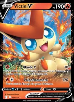 Victini V card in Italian